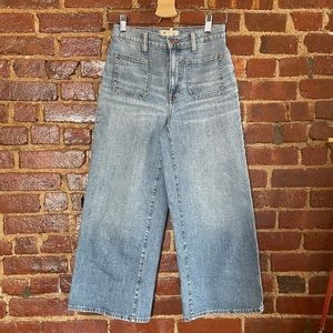 Madewell Wide-Leg Crop, Size 25